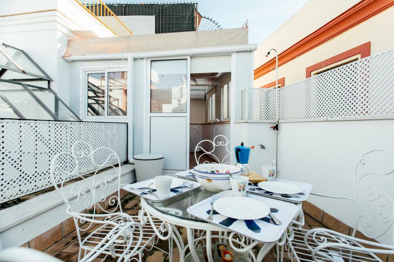 شقة Bright Duplex W/ Terrace إشبيلية المظهر الخارجي الصورة