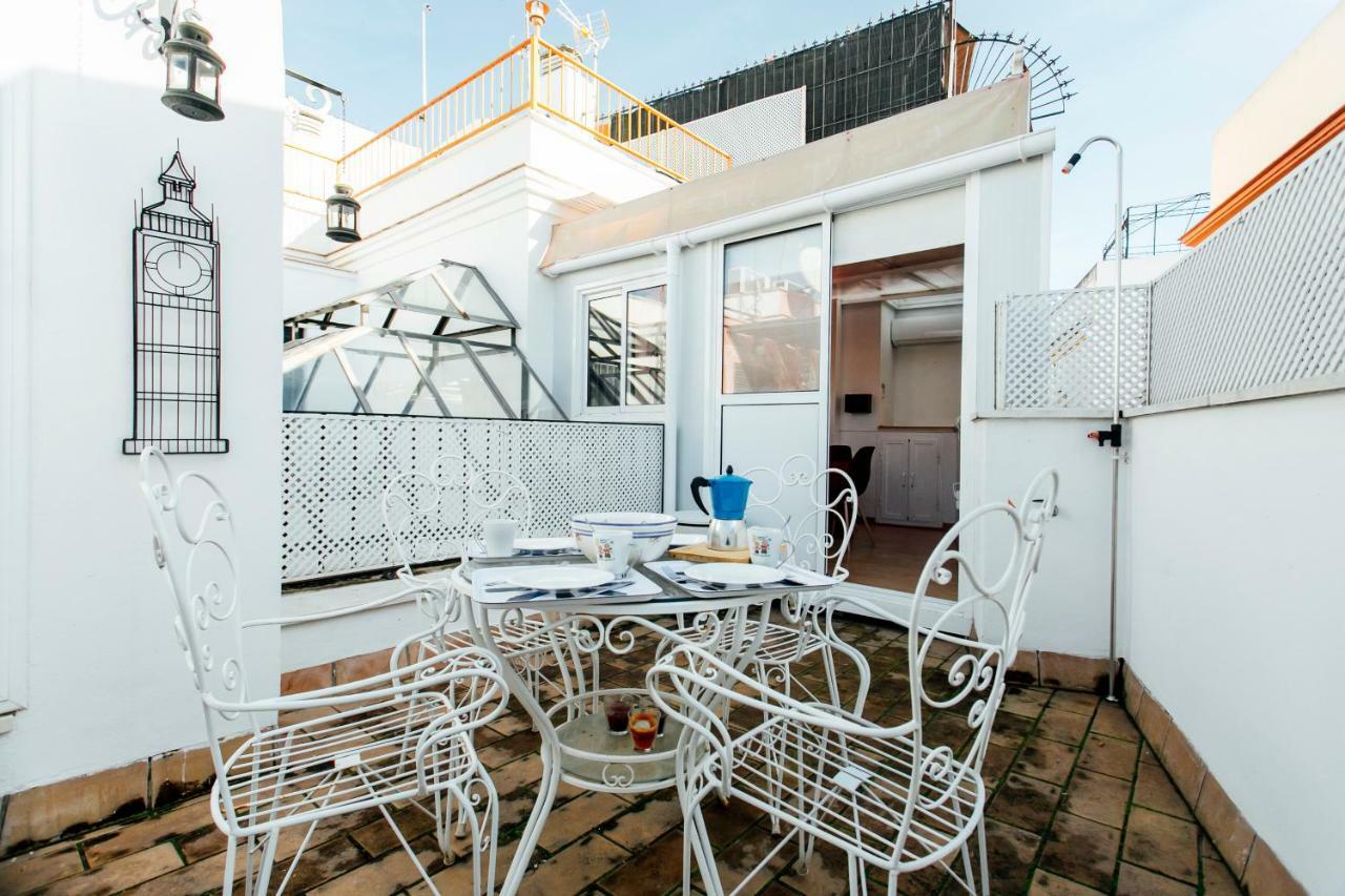 شقة Bright Duplex W/ Terrace إشبيلية المظهر الخارجي الصورة